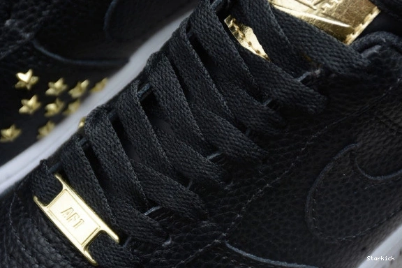 LOW STARS BLACK NIKE AIR 1 AR0639-001 FORCE 0122